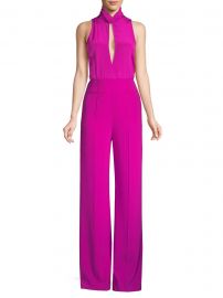 Virginie Knotted Pintuck Jumpsuit at Saks Fifth Avenue